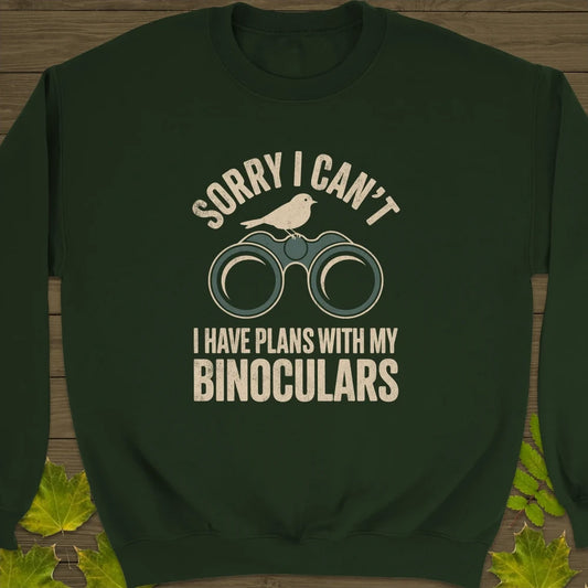Binoculars Plan Sweatshirt Forest Green