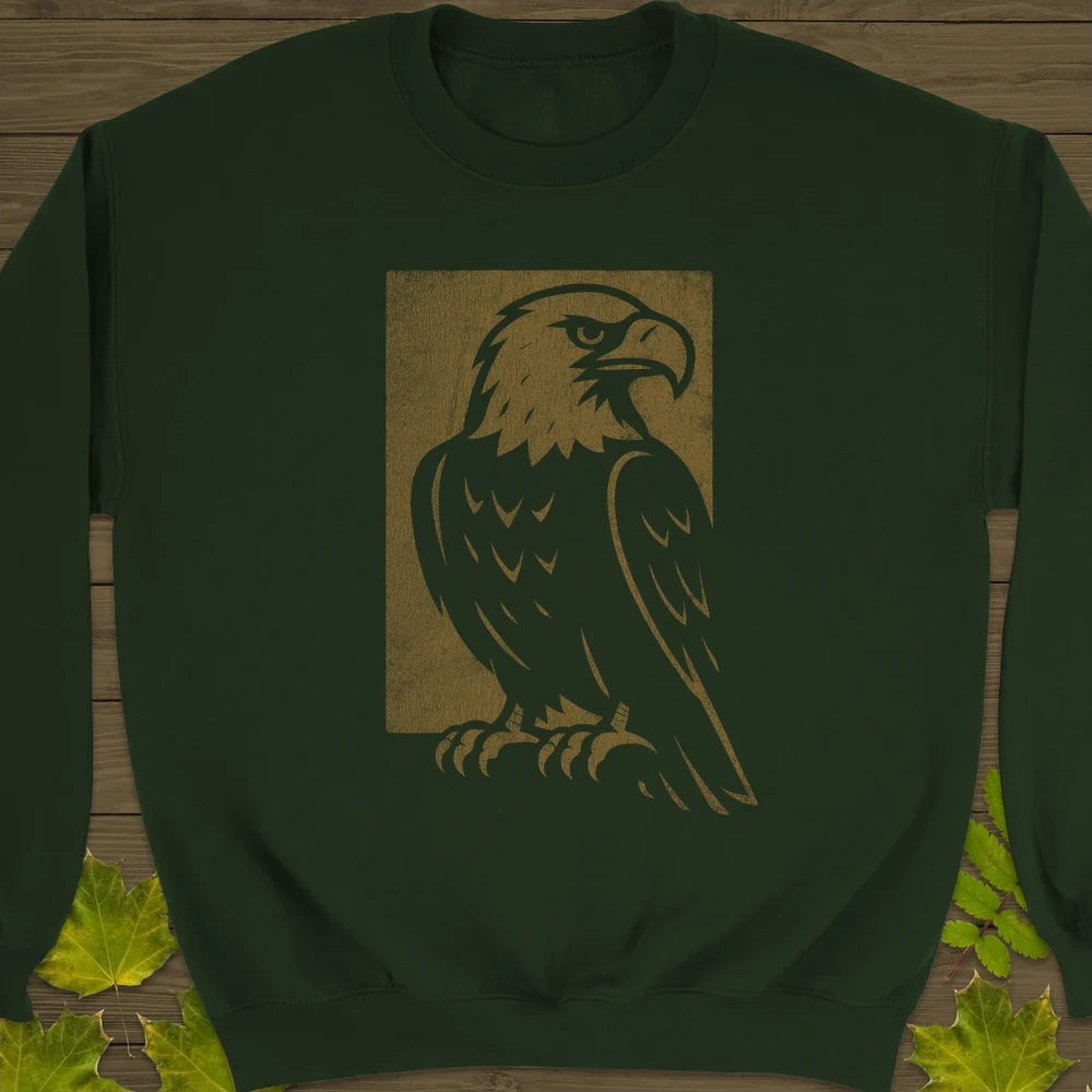 Watchful Eagle Sweatshirt Forest Green