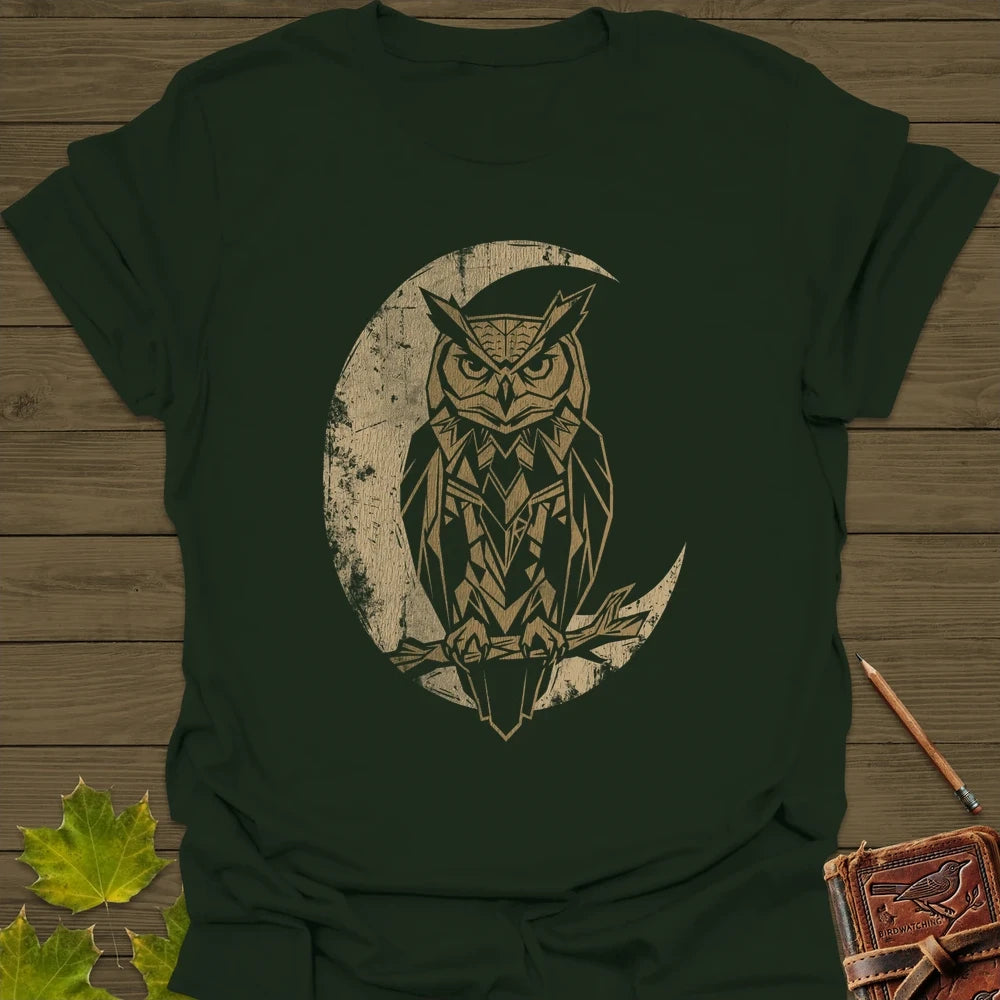 Lunar Owl T-Shirt Forest Green
