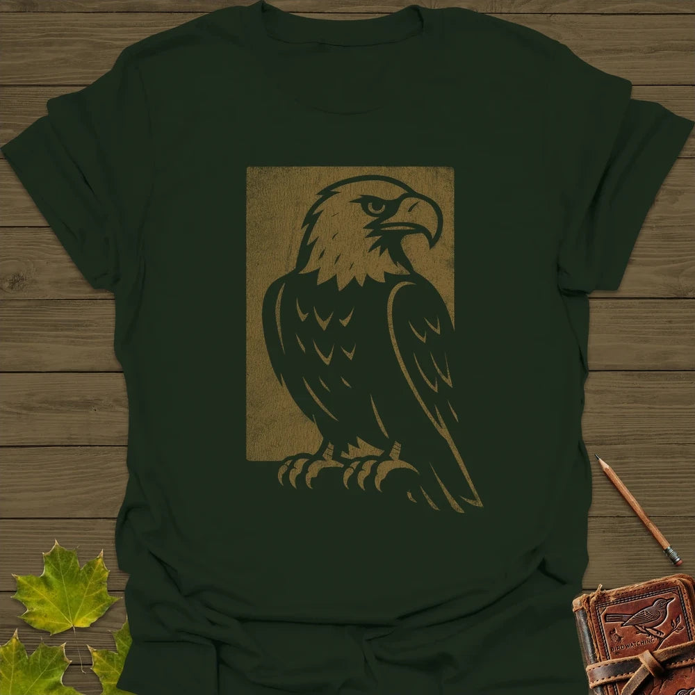 Watchful Eagle T-Shirt Forest Green