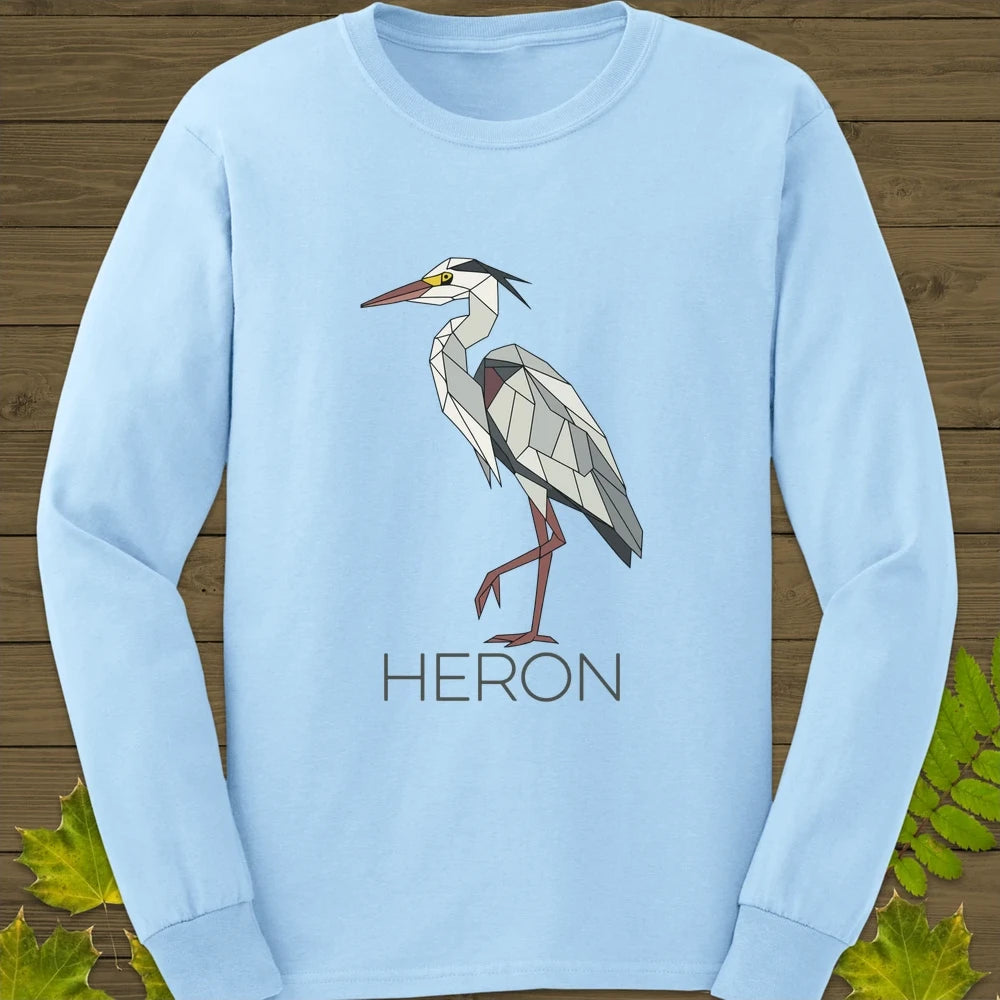 Heron Haze Long Sleeve Light Blue