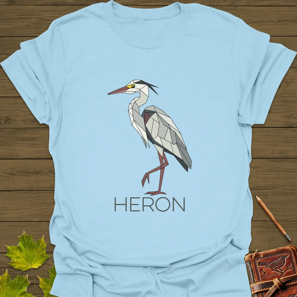 Heron Haze T-Shirt Light Blue