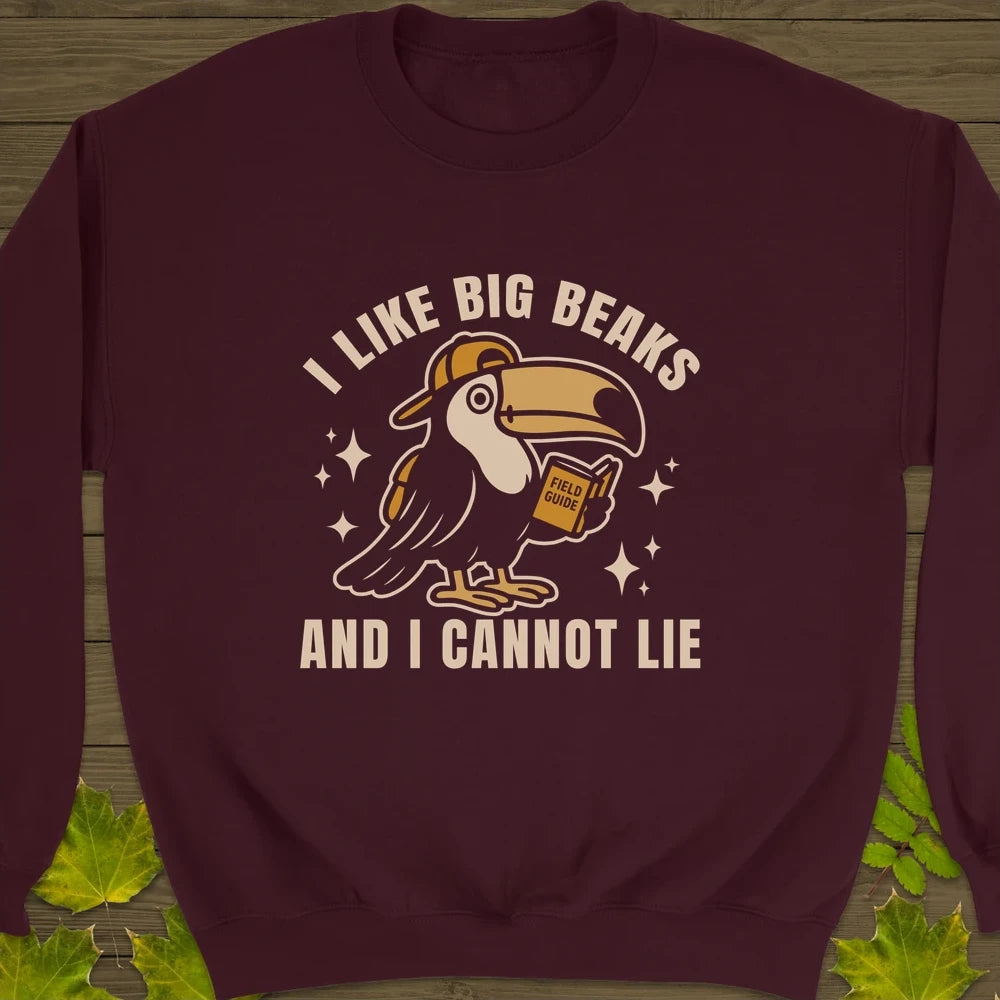 Big Beaks Crewneck Sweatshirt Maroon
