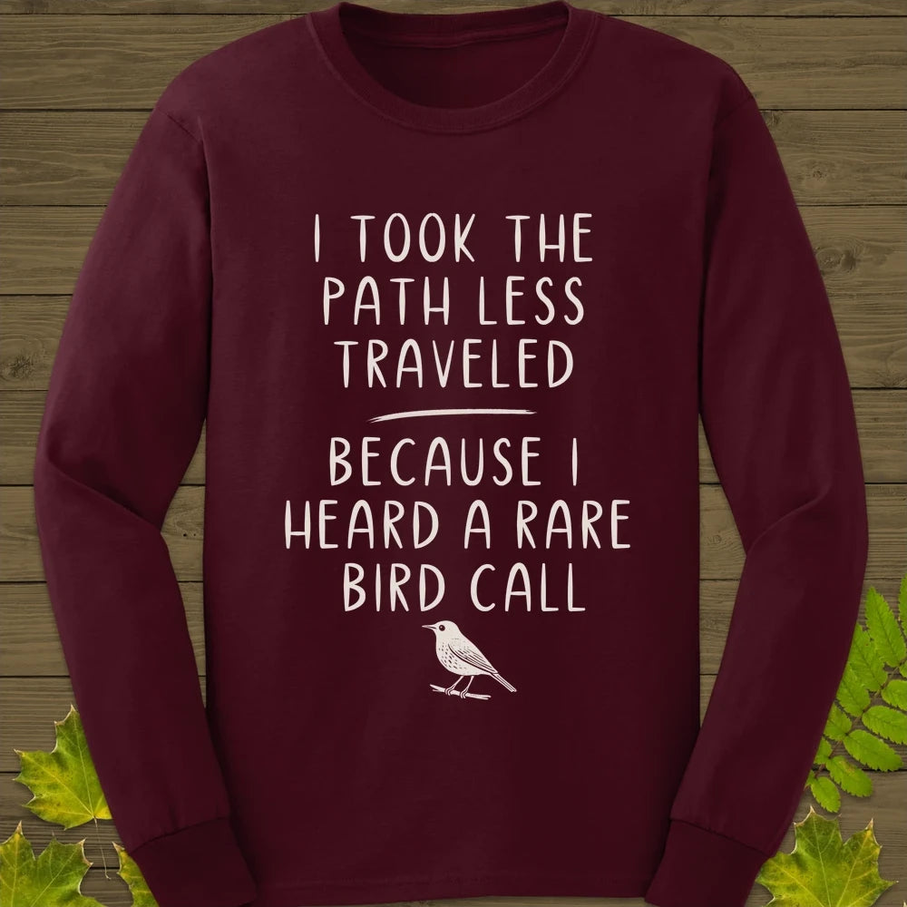 Path Less Traveled Long Sleeve Maroon
