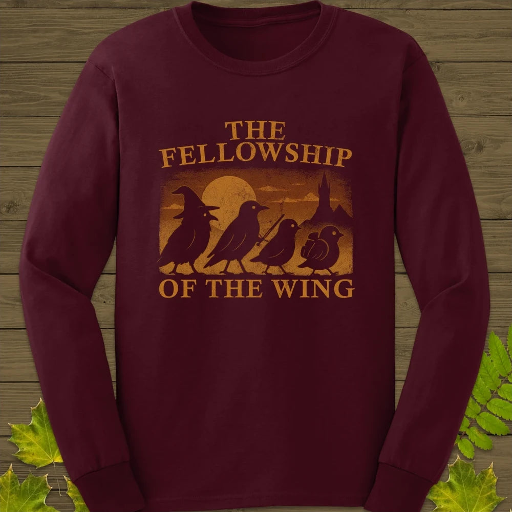 Fellowship Of The Wing Long Sleeve Maroon