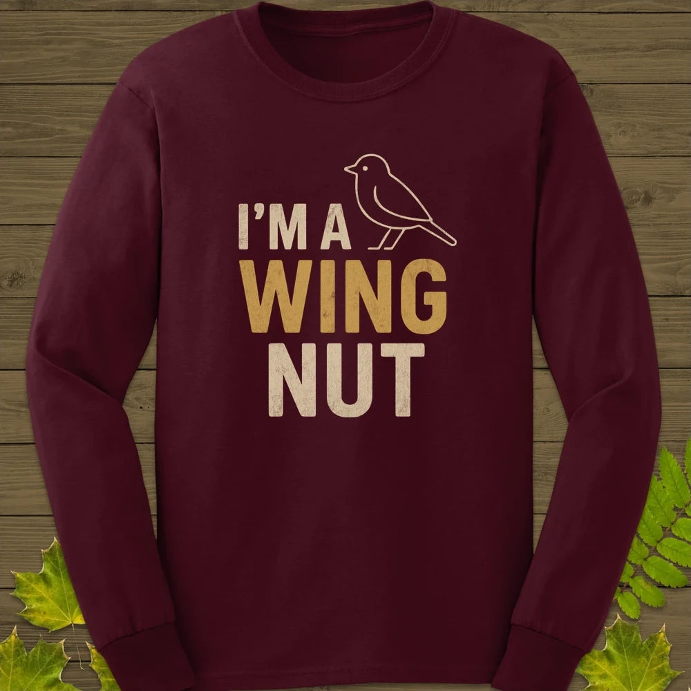 Wing Nut Long Sleeve Maroon