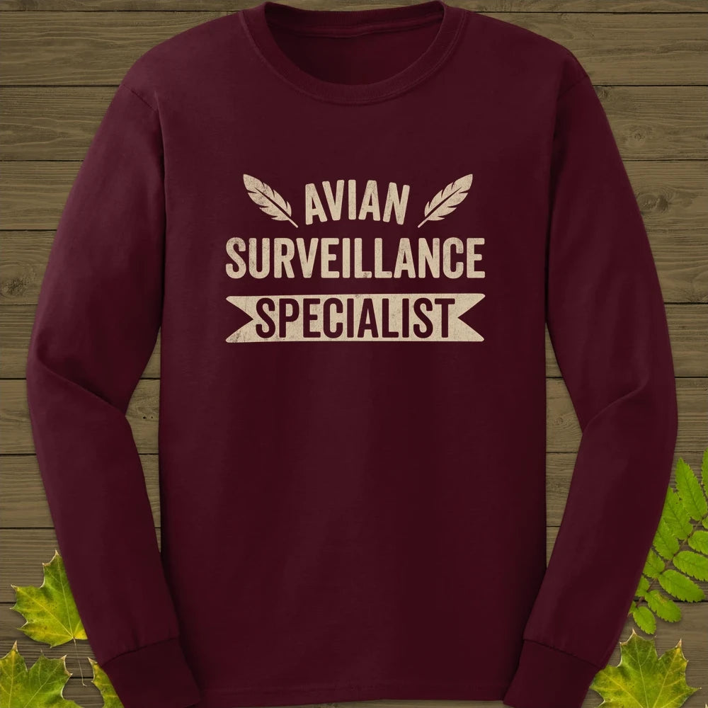 Avian Surveillance Long Sleeve Maroon