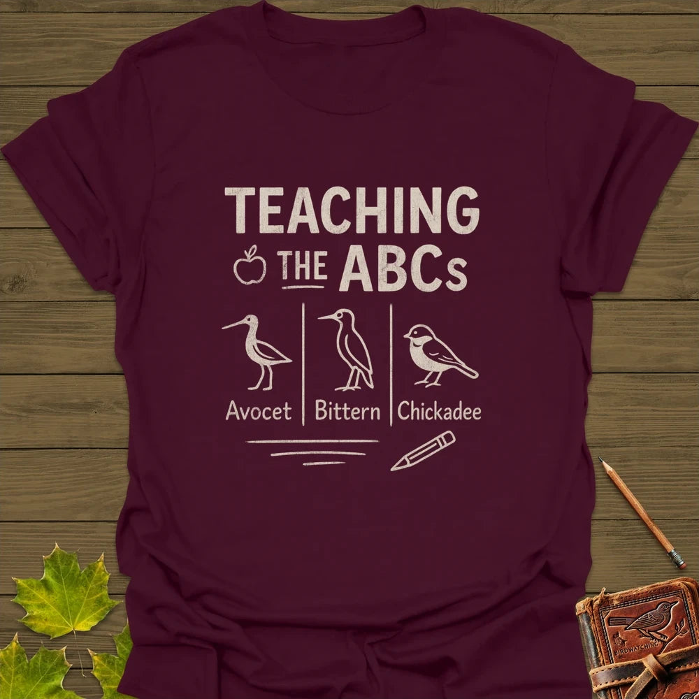 Teaching The ABCs T-Shirt Maroon