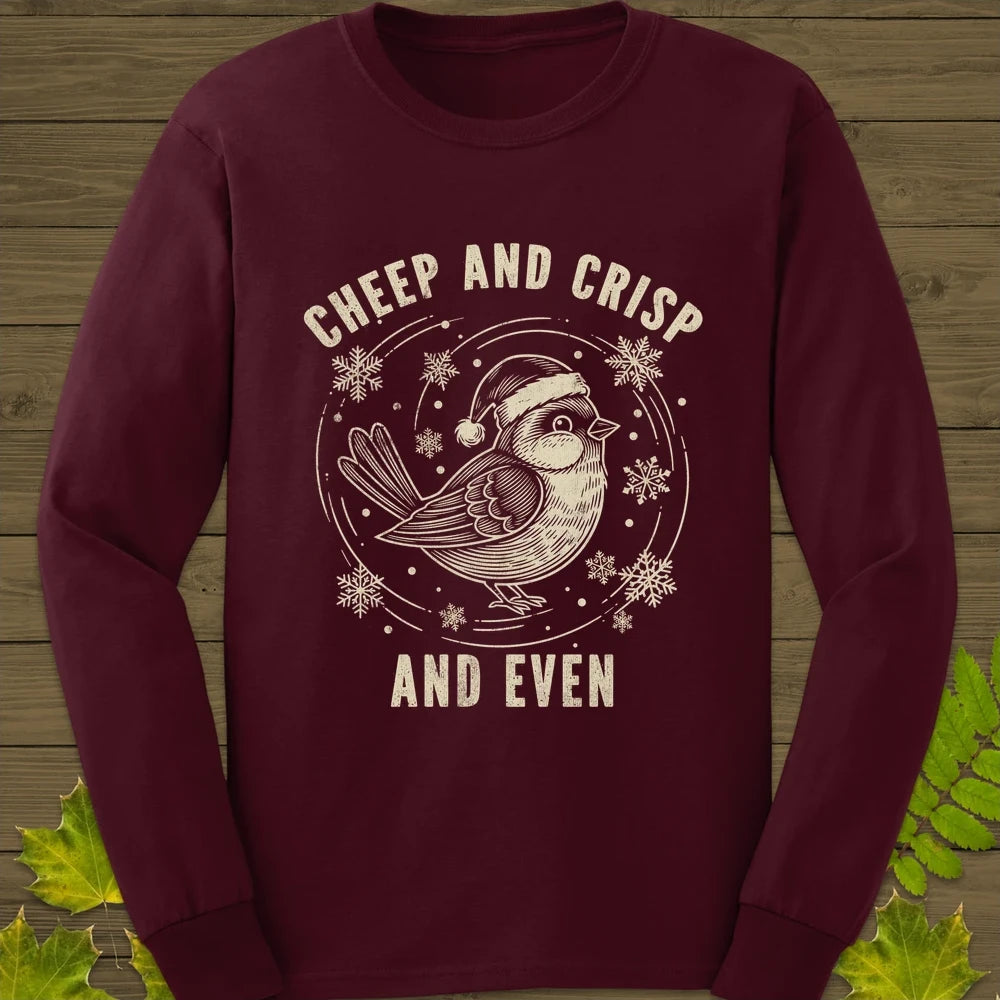 Cheep And Crisp Long Sleeve Maroon