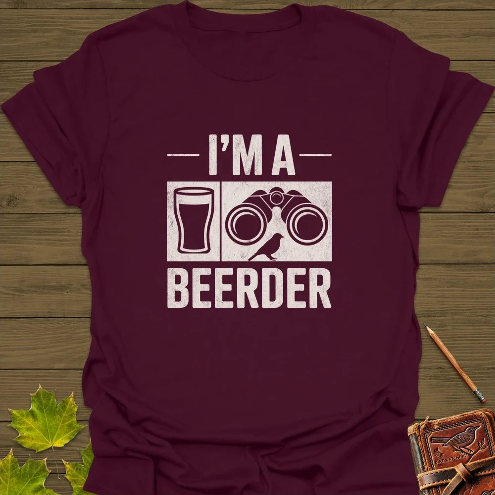 I'm A Beerder T-Shirt Maroon