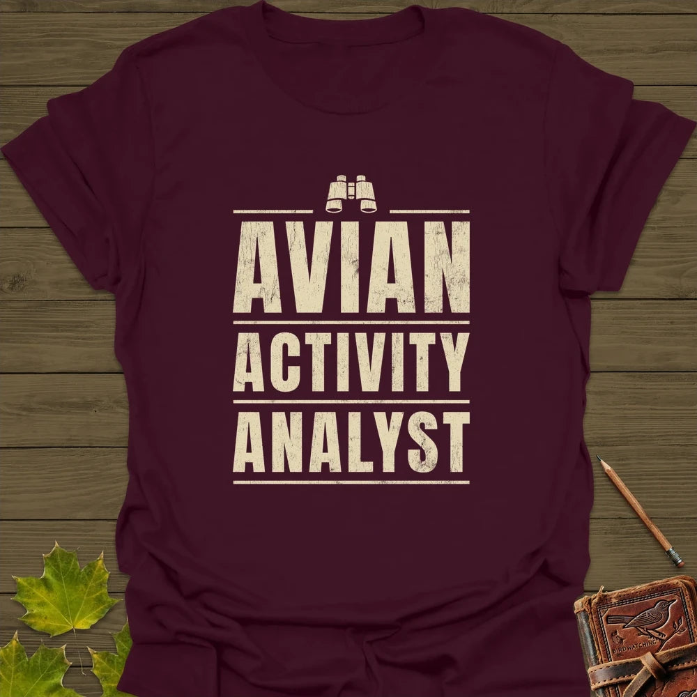 Avian Analyst T-Shirt Maroon