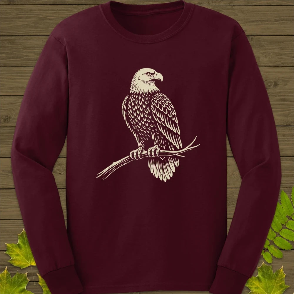 Majestic Perch Long Sleeve Maroon