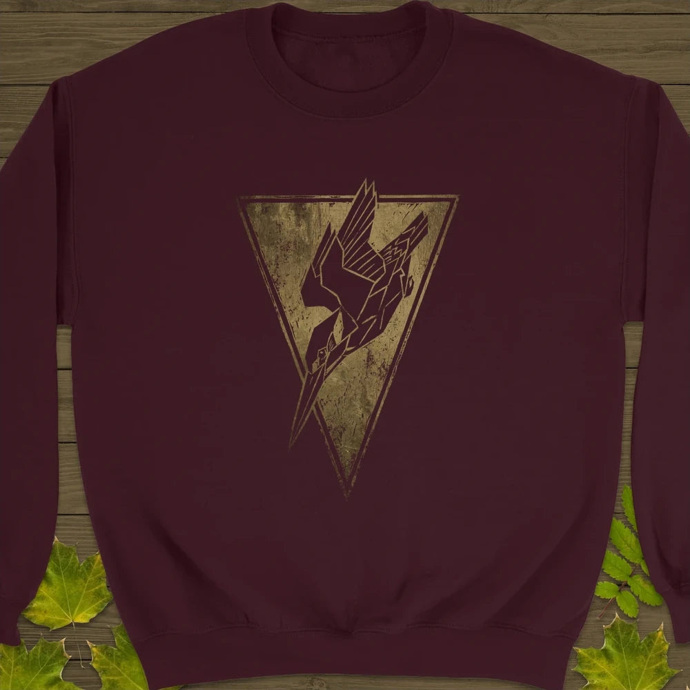 Kingfisher Badge Sweatshirt Maroon