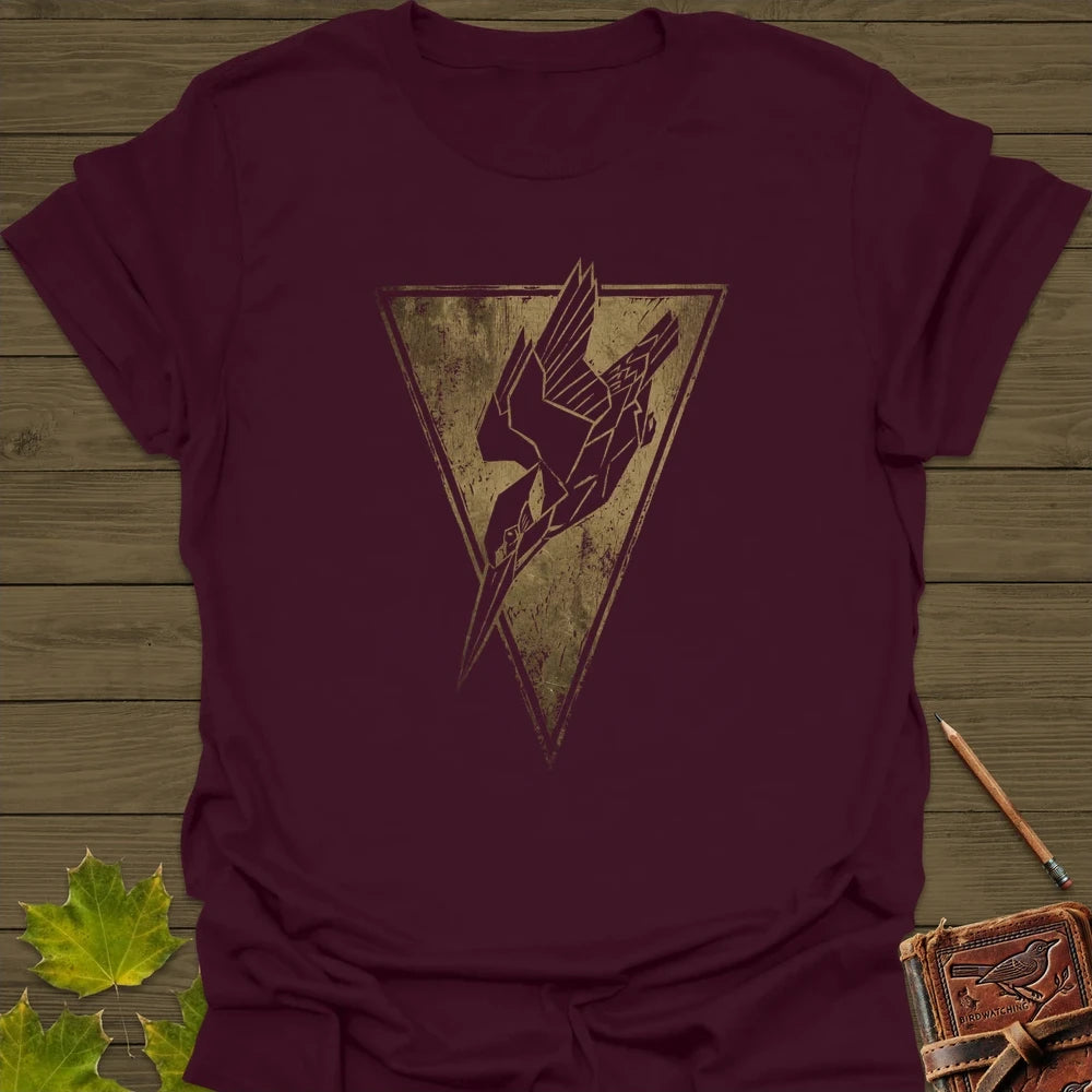 Kingfisher Badge T-Shirt Maroon