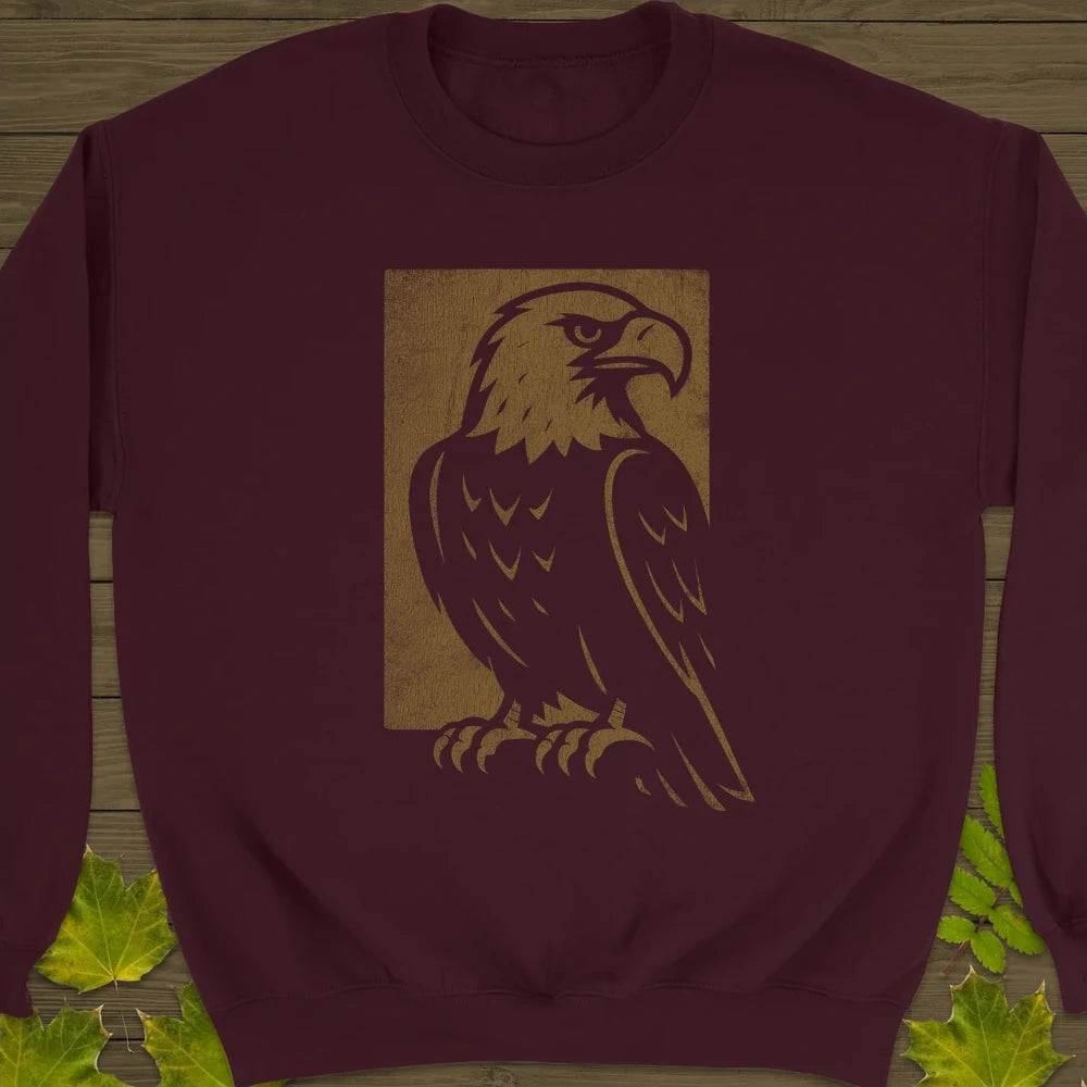Watchful Eagle Sweatshirt Maroon