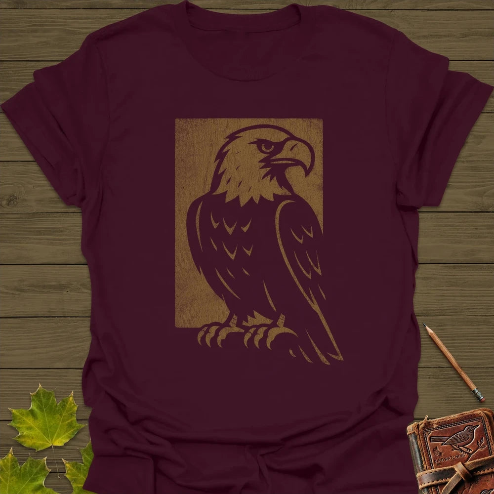 Watchful Eagle T-Shirt Maroon