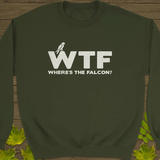 Where's The Falcon Crewneck Sweatshirt Military Green