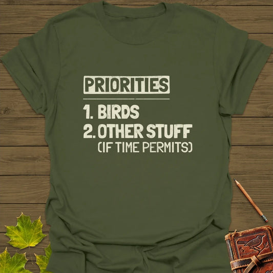Priorities T-Shirt Military Green