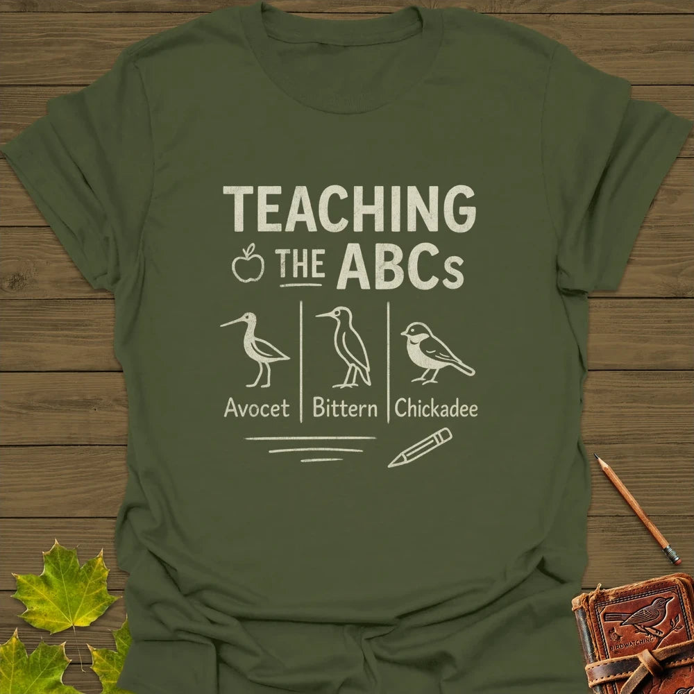 Teaching The ABCs T-Shirt Military Green