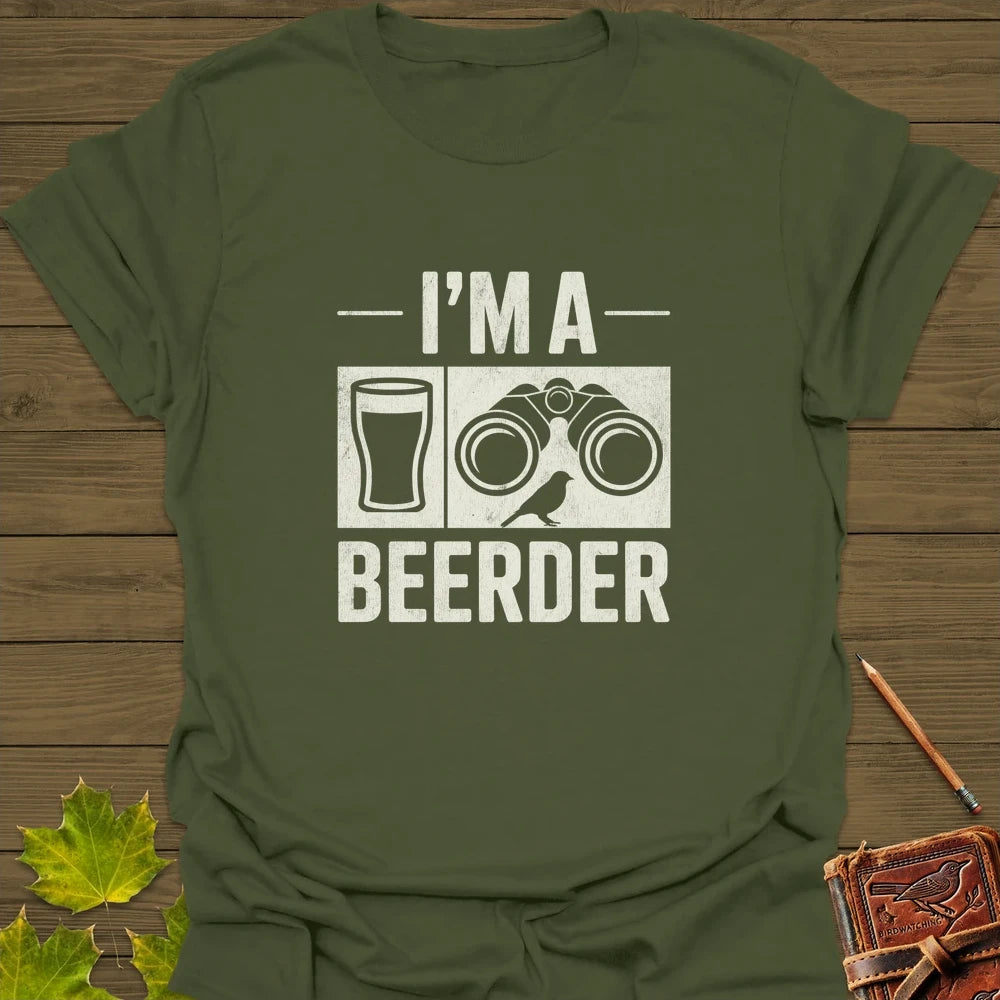 I'm A Beerder T-Shirt Military Green