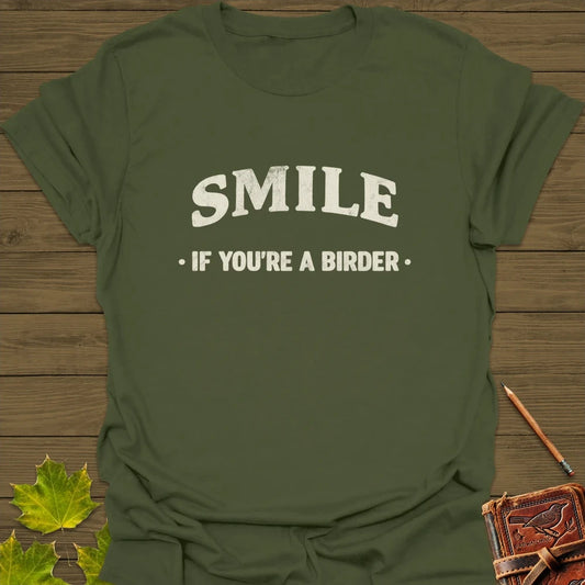 Smile T-Shirt Military Green