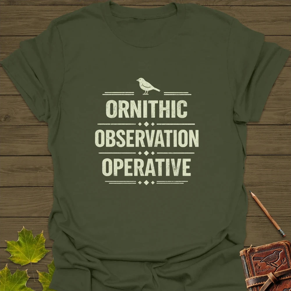 Ornithic Observation T-Shirt Military Green