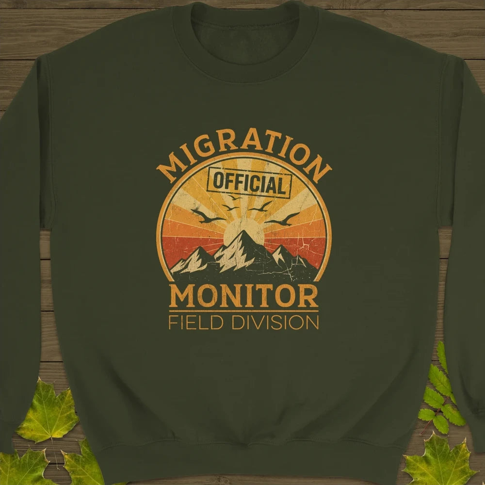 Migration Monitor Sweatshirt Military Green