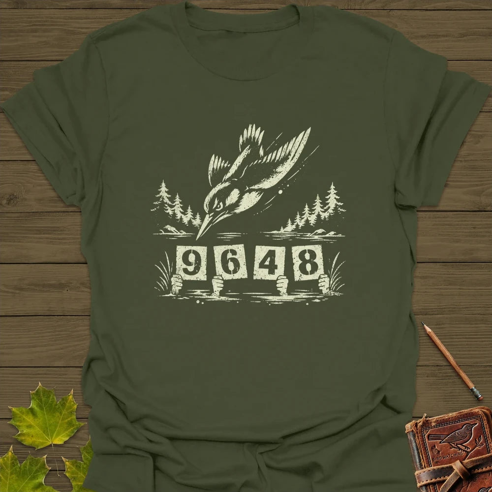 Kingfisher Dive T-Shirt Military Green