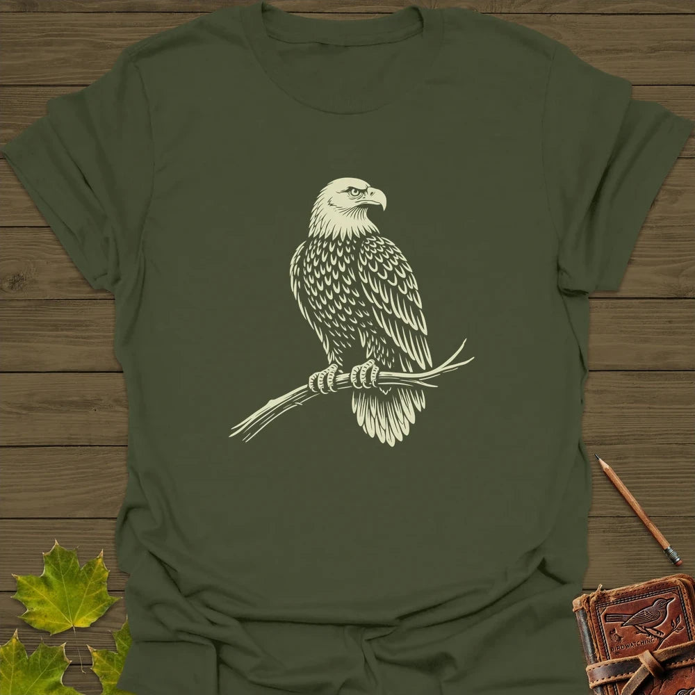 Majestic Perch T-Shirt Military Green