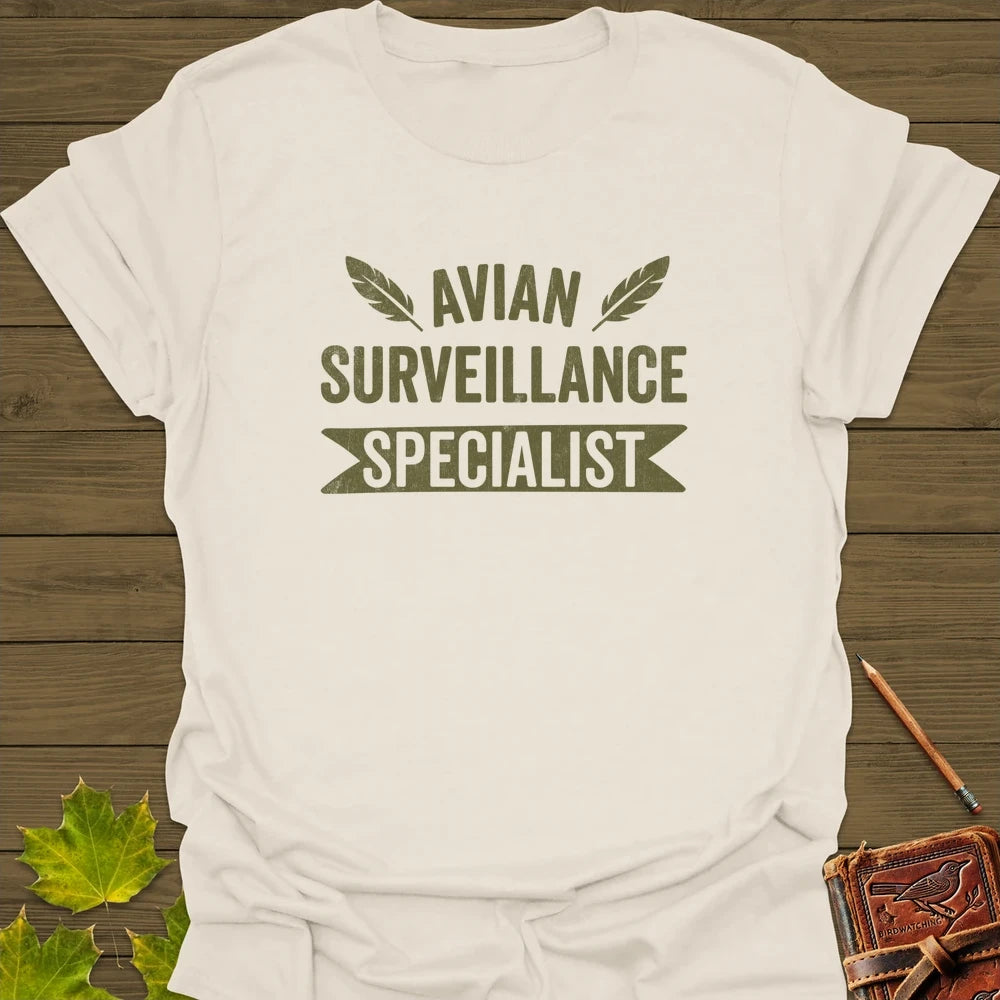 Avian Surveillance T-Shirt Natural