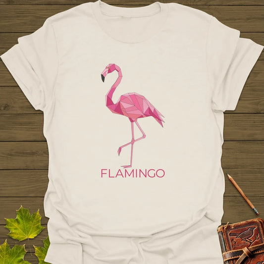 Flamingo Flair T-Shirt Natural