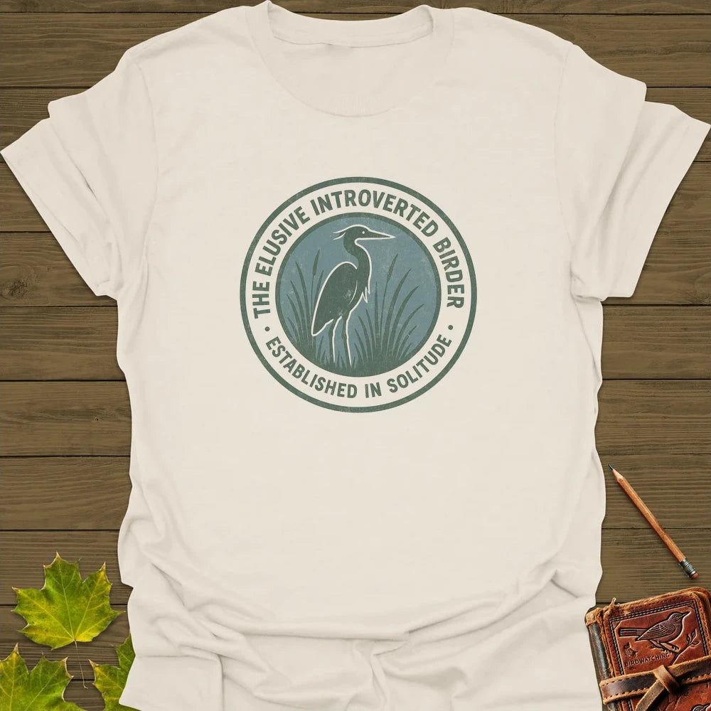 Elusive Birder T-Shirt Natural