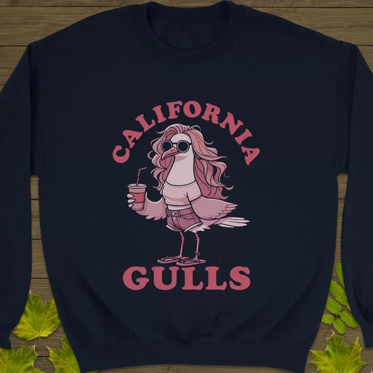 California Gulls Crewneck Sweatshirt Navy