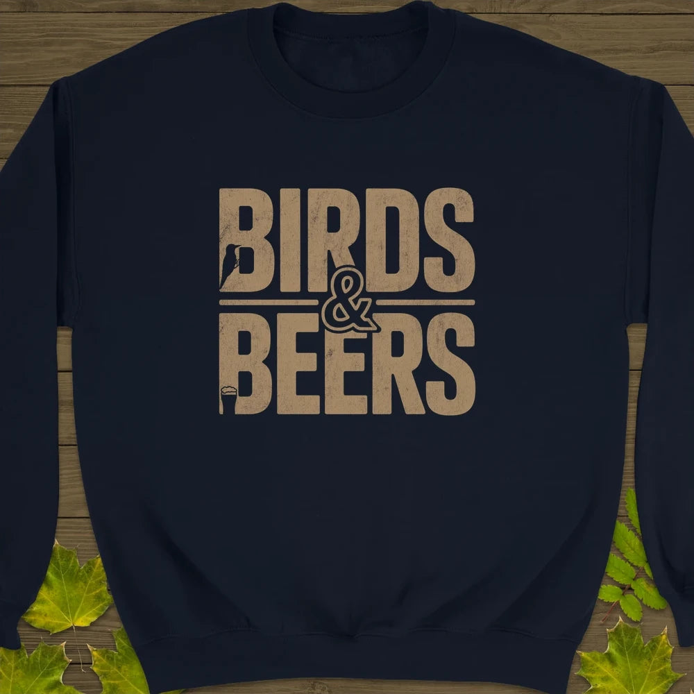 Birds & Beers Crewneck Sweatshirt Navy