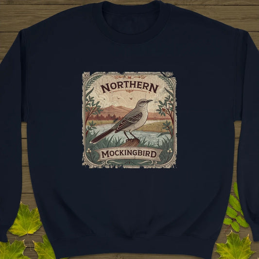 Mockingbird Melody Sweatshirt in Navy
