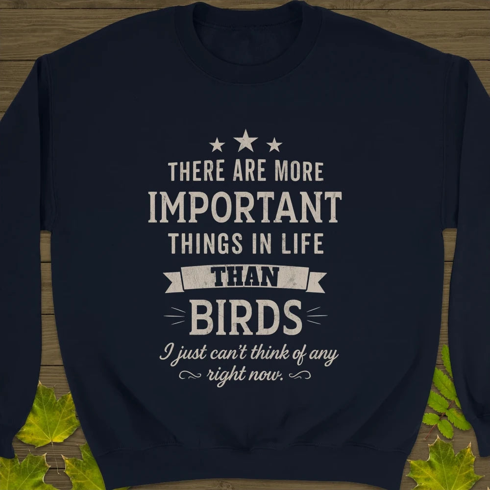 Important Things Crewneck Sweatshirt Navy