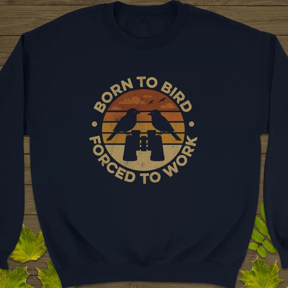 Born To Bird Crewneck Sweatshirt Navy