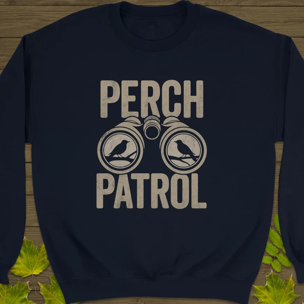 Perch Patrol Crewneck Sweatshirt Navy