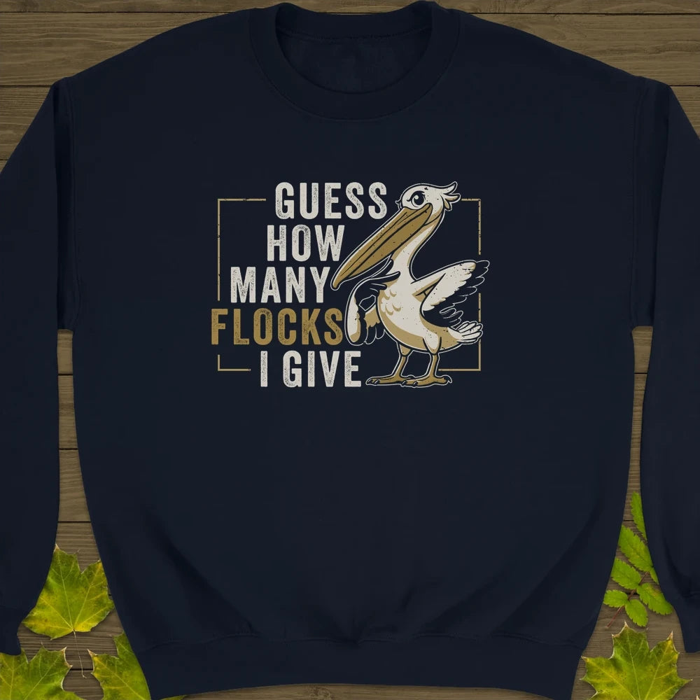 How Many Flocks Crewneck Sweatshirt Navy