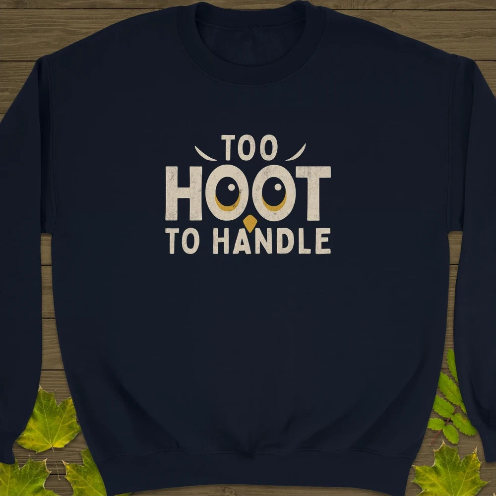 Hoot To Handle Crewneck Sweatshirt Navy