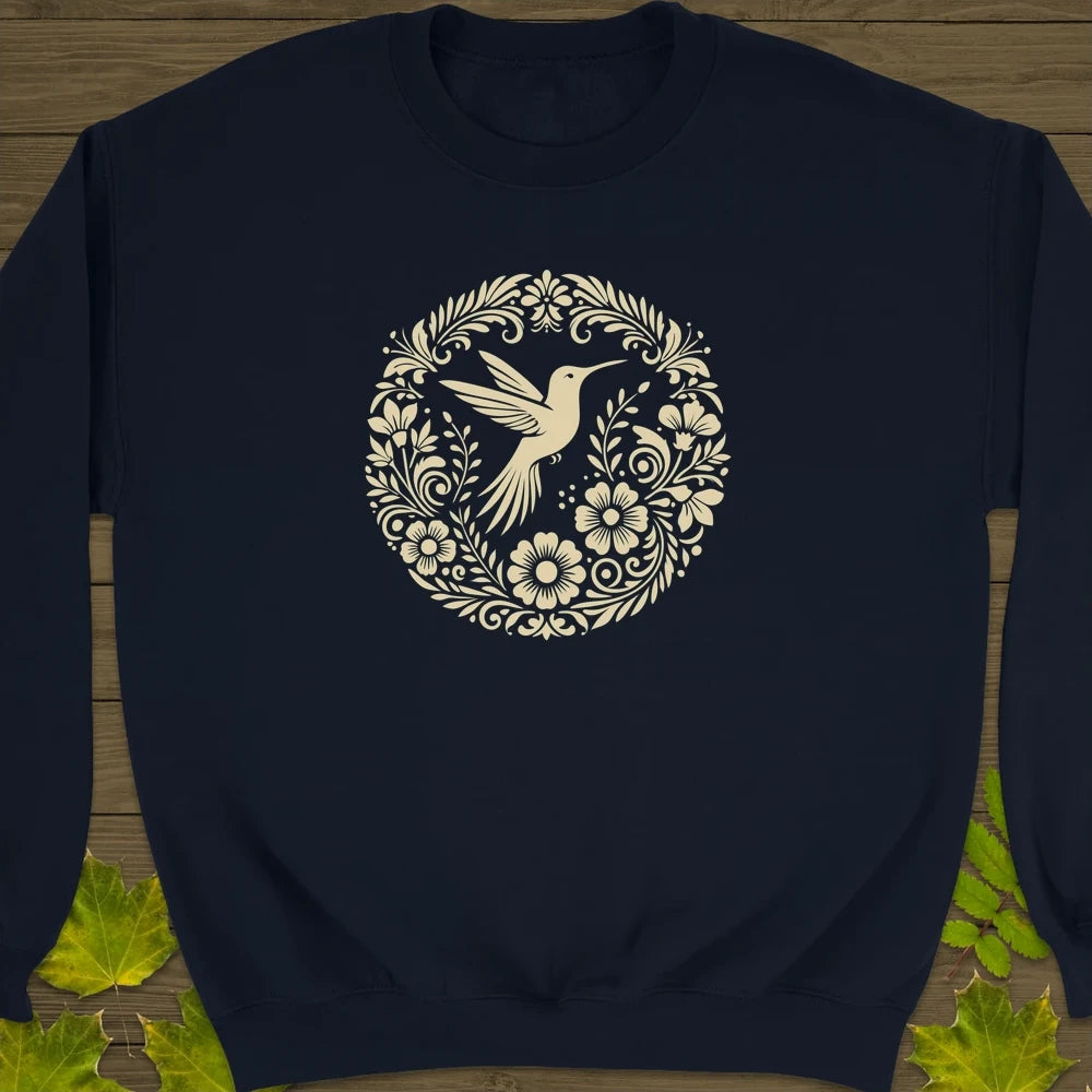 Graceful Flight Crewneck Sweatshirt Navy
