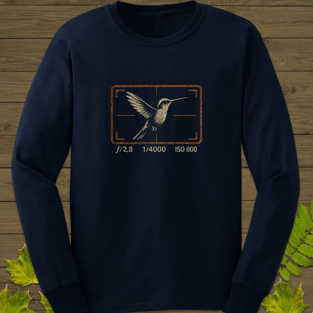 Hummingbird Photography Long Sleeve Navy