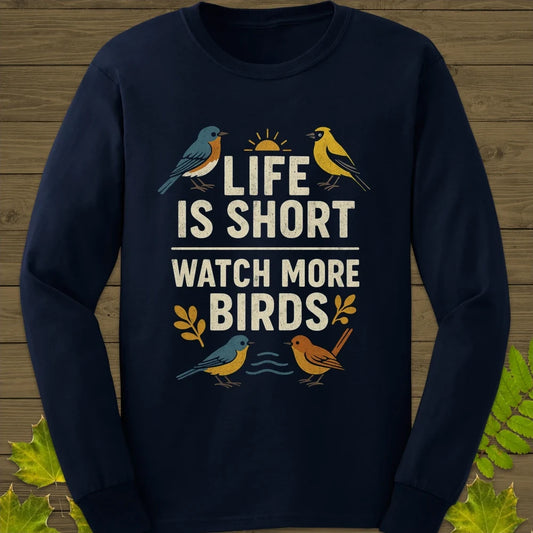 Watch More Birds Long Sleeve Navy