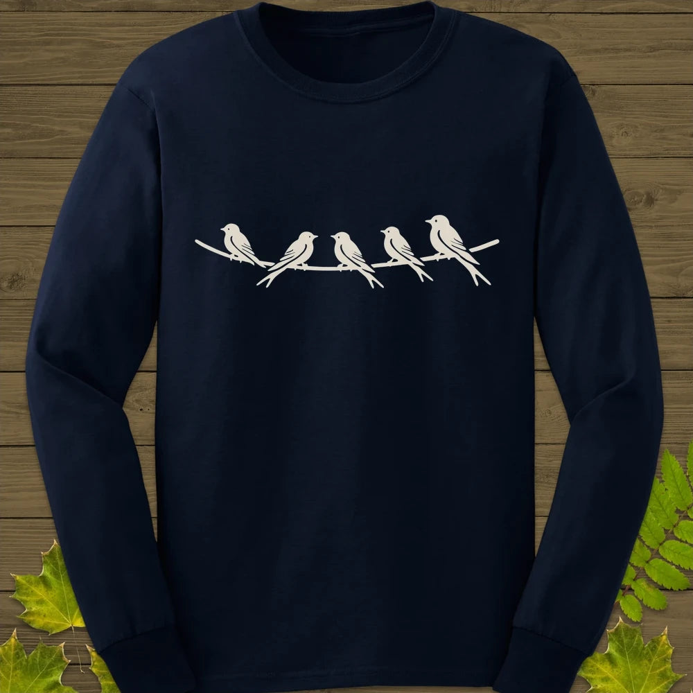 Elegant Perch Long Sleeve Navy