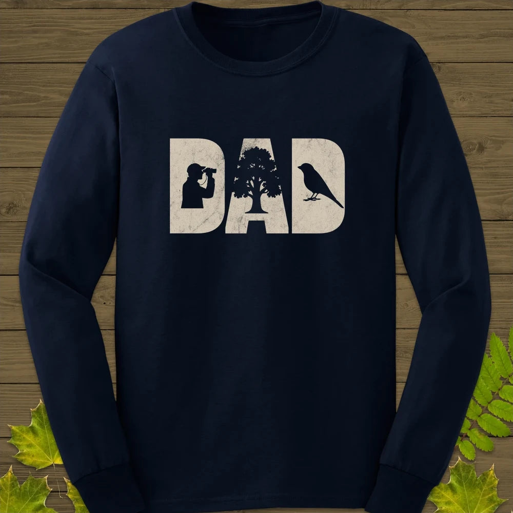 DAD Birder Long Sleeve Navy