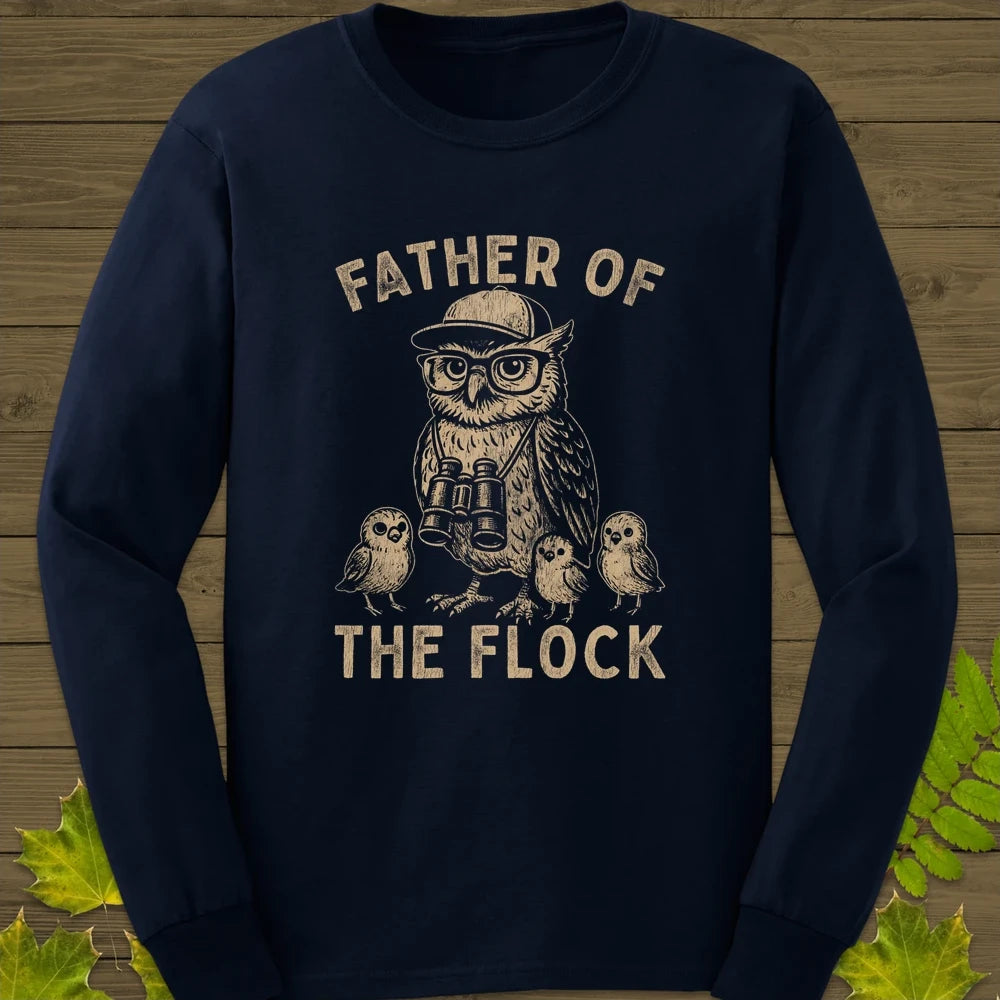 Father Of The Flock Long Sleeve Navy