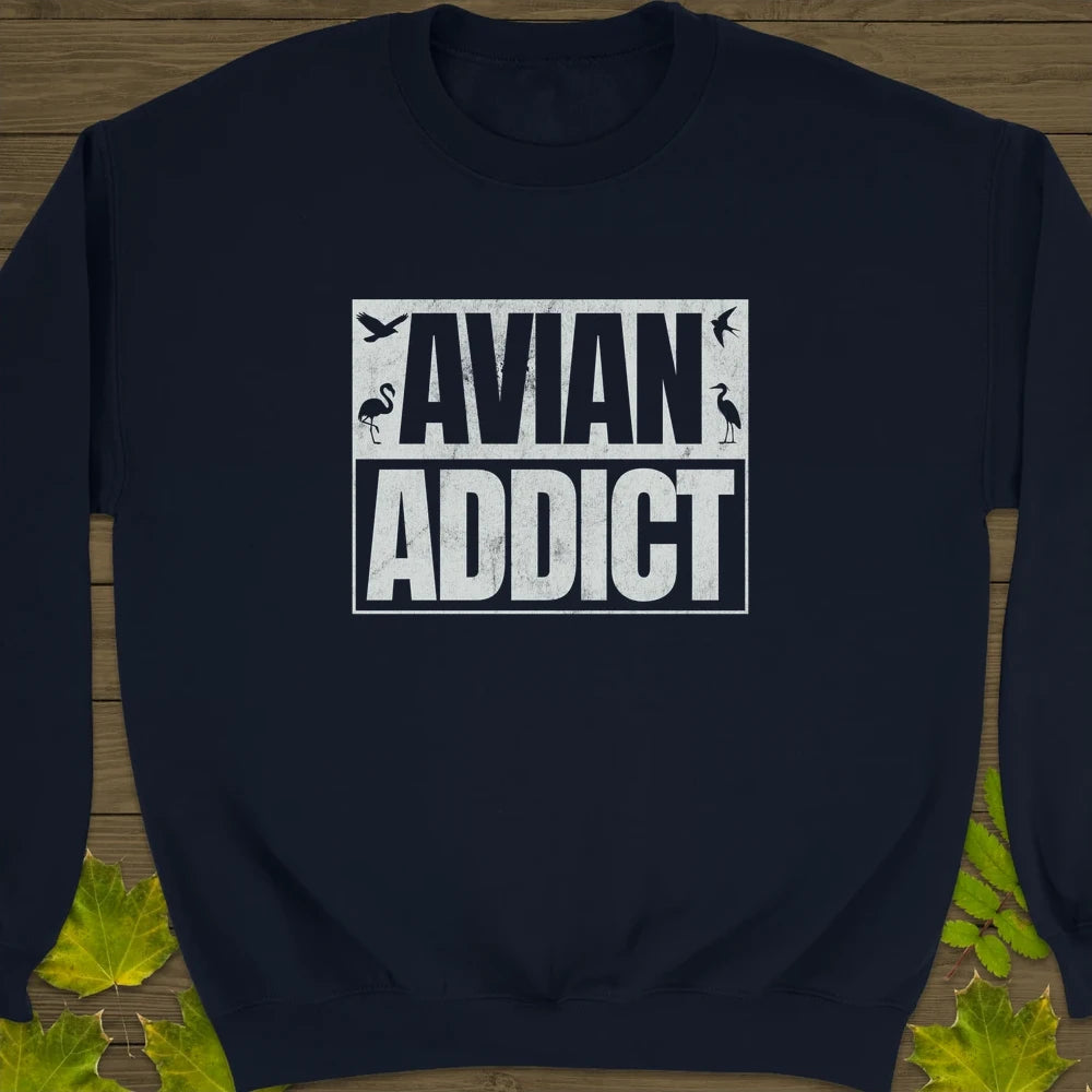 Avian Addict Crewneck Sweatshirt Navy