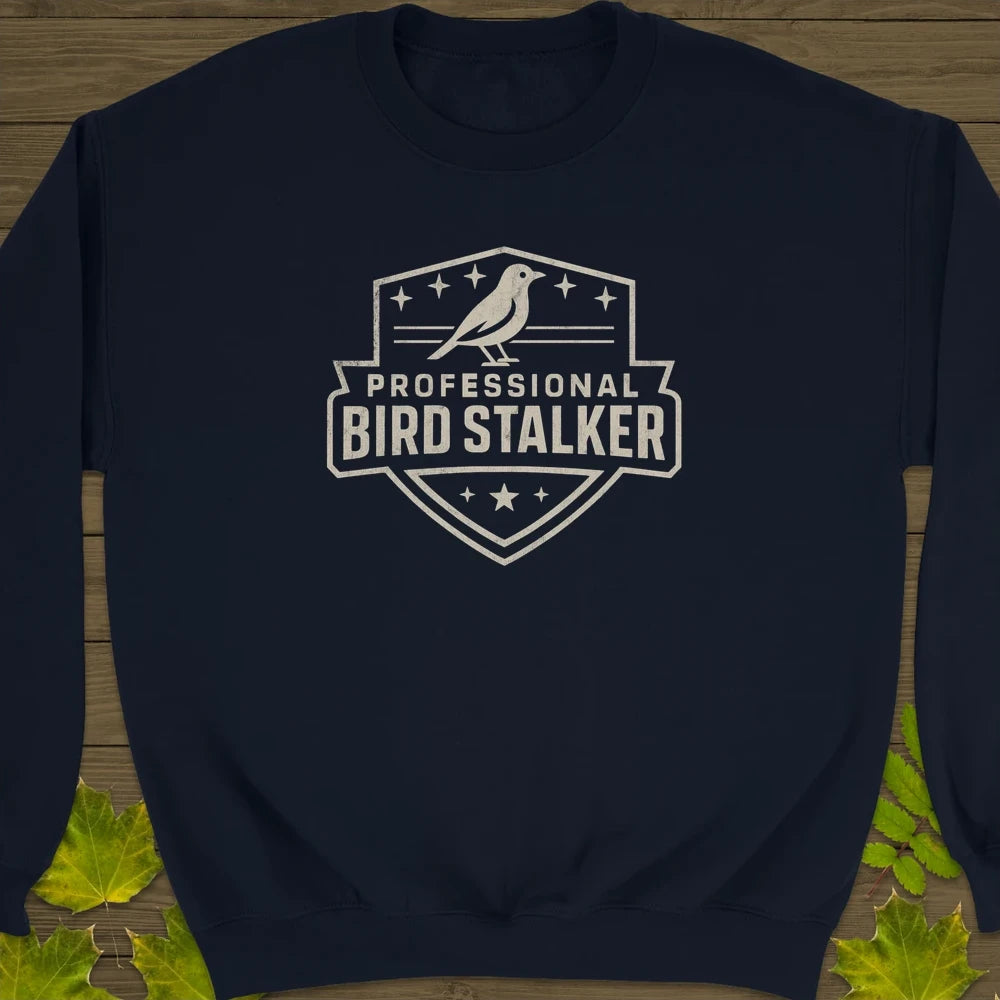 Bird Stalker Crewneck Sweatshirt Navy
