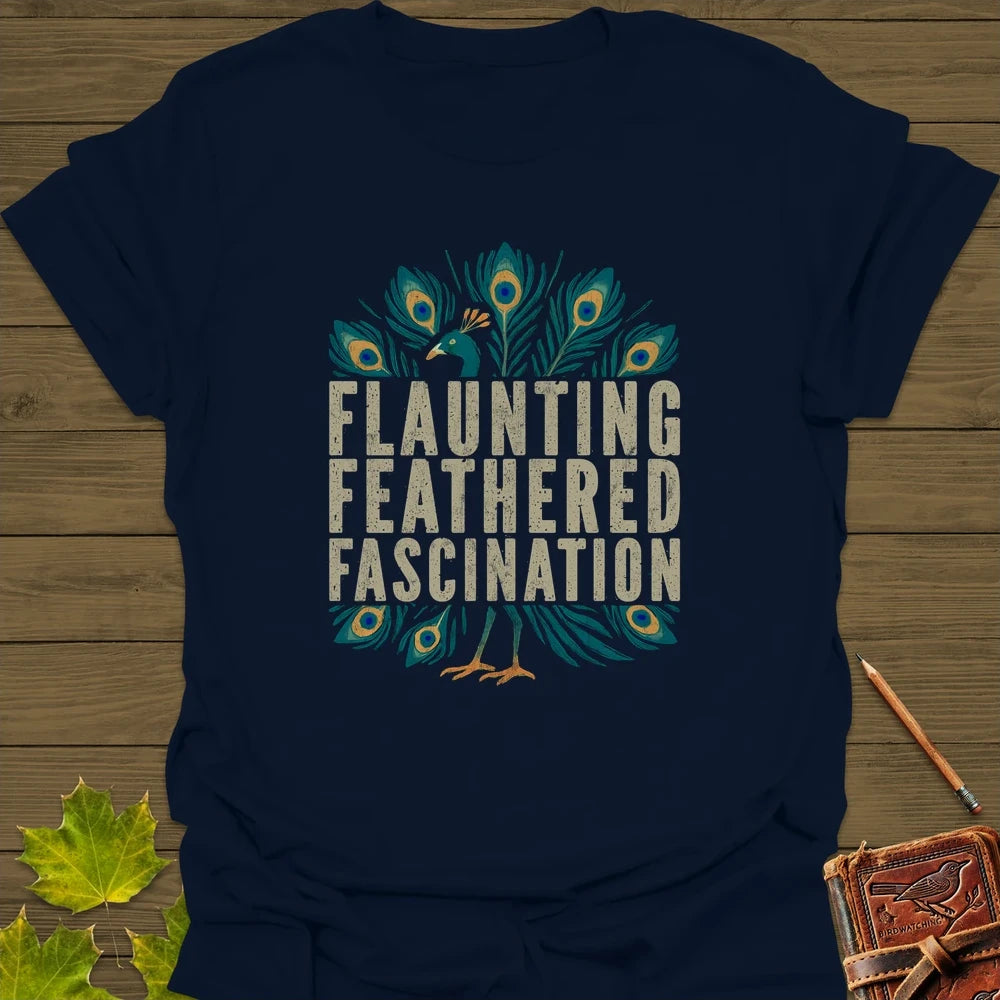 Feathered Fascination T-Shirt Navy