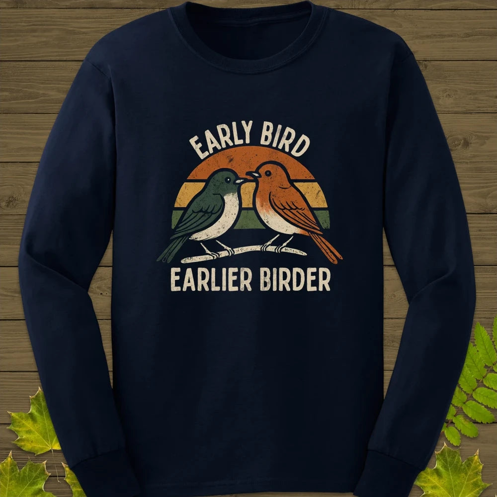 Earlier Birder Long Sleeve Navy